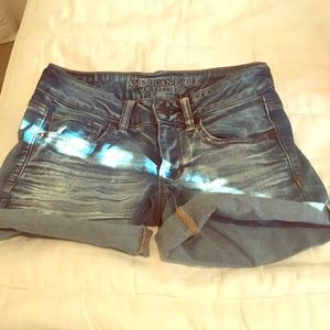 American Eagle Super Super Stretch midi shorts